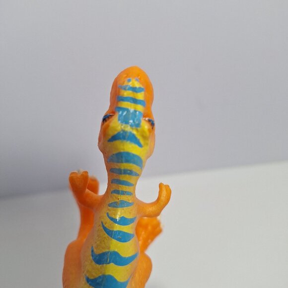 Dinosaur Train 116 Dolores T Rex Orange Blue Stripes 6" Learning Curve - Picture 10 of 16